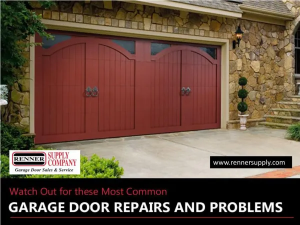 Common Problems that Arise in Garage Doors