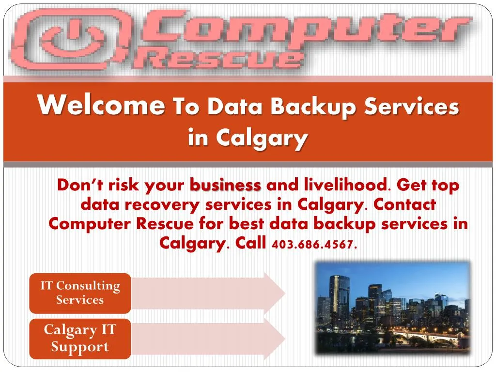 welcome to data backup services in calgary