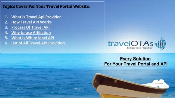 Travel Portal Development: How Travel API Works and List of Best Travel API Providers