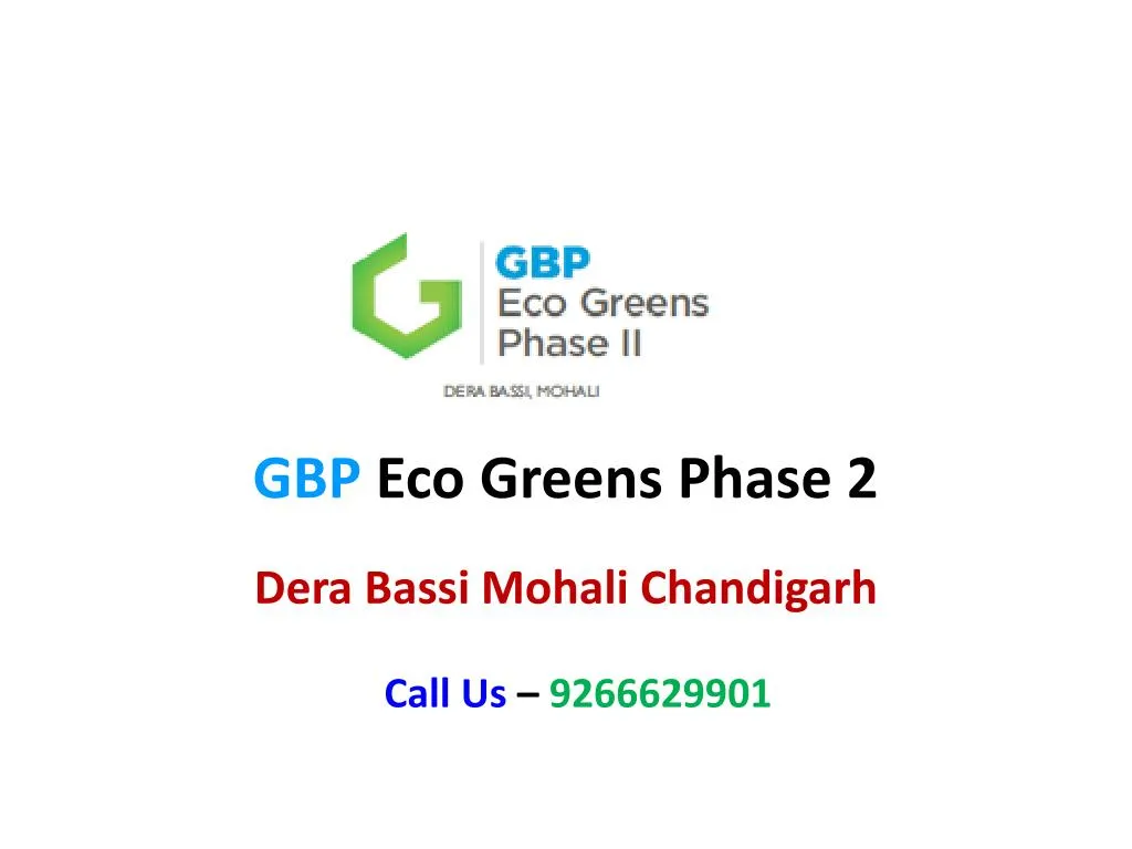 gbp eco greens phase 2