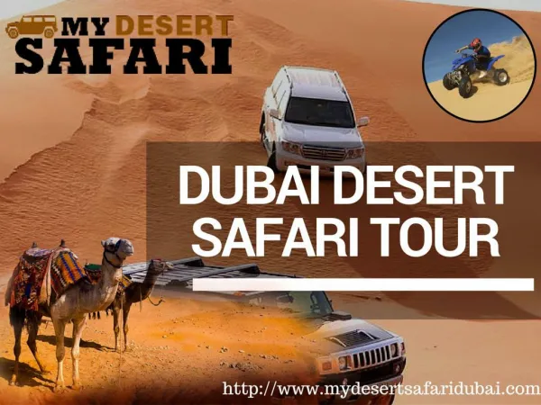 My Desert Safari in Dubai - Desert Safari With Dubai City Tours