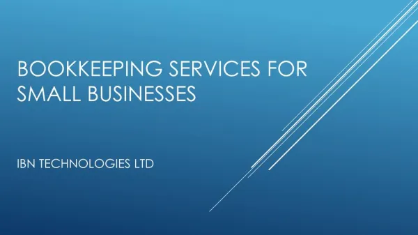 Who offer best bookkeeping services for small businesses