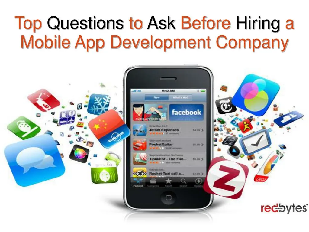 top questions to ask before hiring a mobile app development company