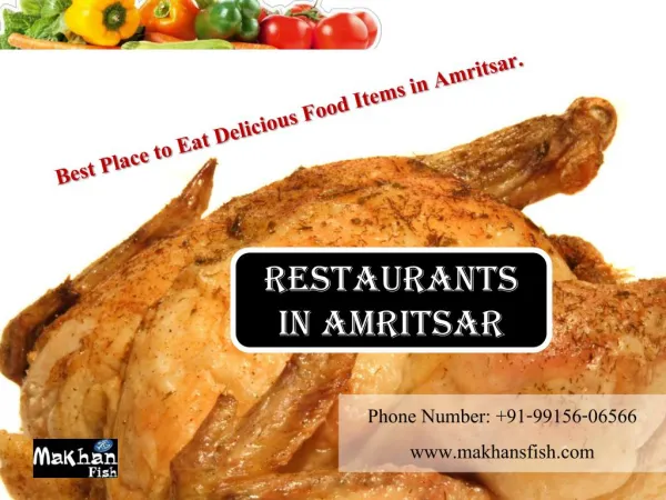 Restaurants in Amritsar - Makhans Fish