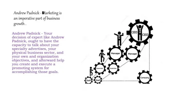 Andrew Padnick Marketing is an Imperative Part of Business Growth