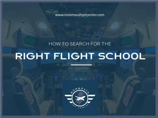 How to Search for the Right Flight School