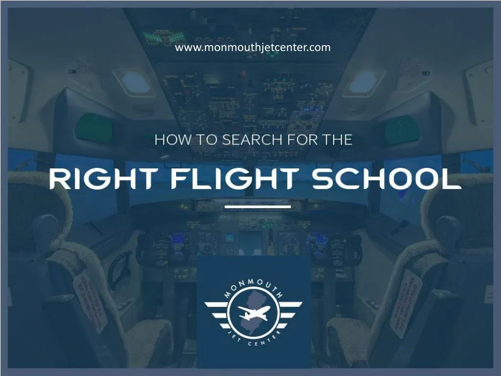 how to search for the right flight school