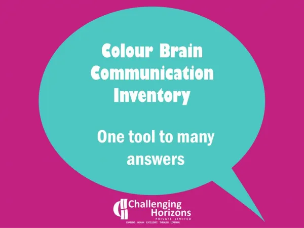 Colour Brain Communication Inventory - CBCI Tool