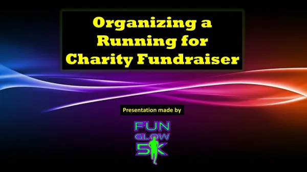 Organizing a Running for Charity Fundraiser