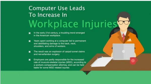 Computer Use Leads To Increase In Workplace Injuries