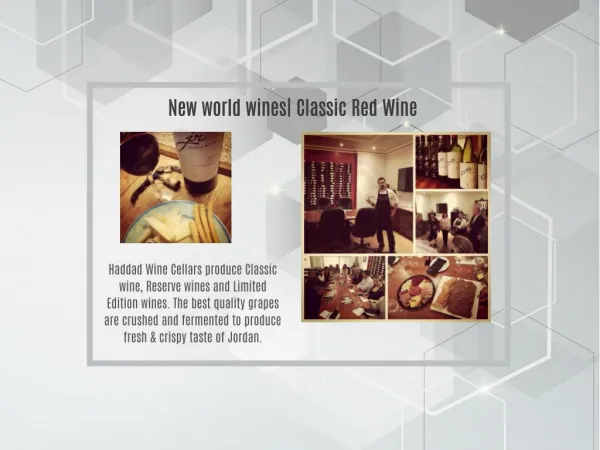 New world wines| Classic Red Wine