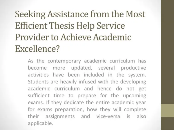Get Thesis Help Online Service by UK Experts| Best Thesis Writing Help UK