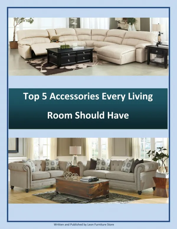 Top 5 Accessories Every Living Room Should Have