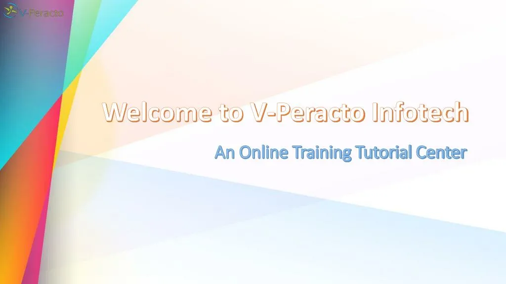 an online training tutorial center