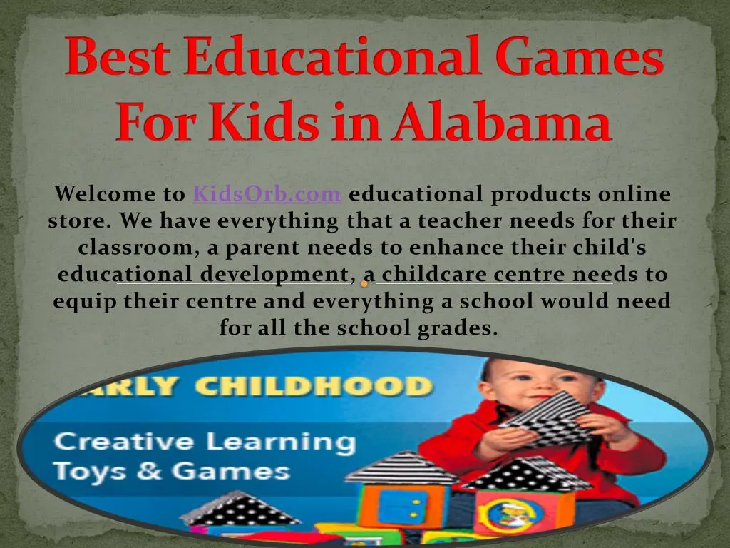 best educational games for kids in alabama