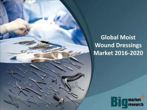 Global Moist Wound Dressings Market 2016-2020