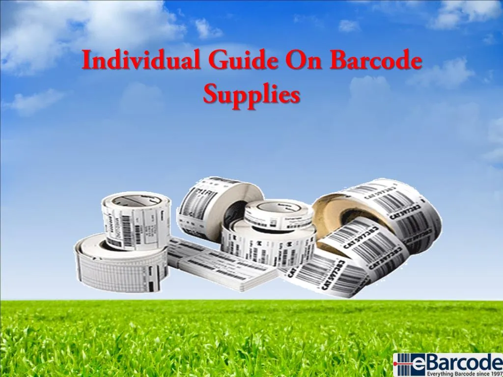 individual guide on barcode supplies