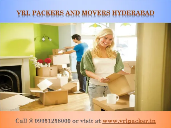 VRL Packers And Movers