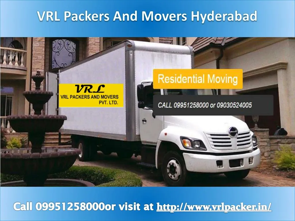vrl packers and movers hyderabad