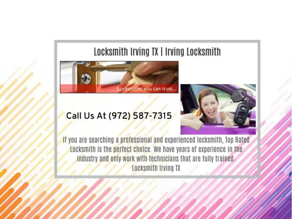 Locksmith Irving TX| Irving Locksmith