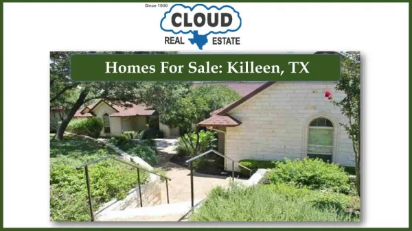 Homes For Sale: Killeen, TX