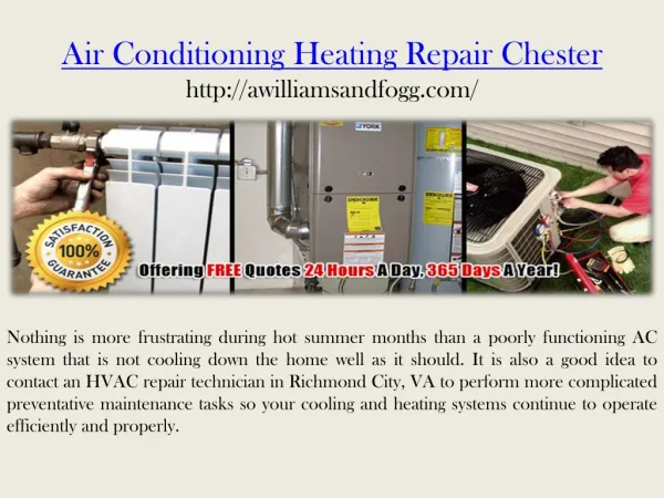 air conditioning heating repair chester