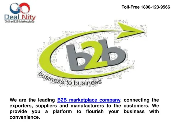 B2B Marketplace in India