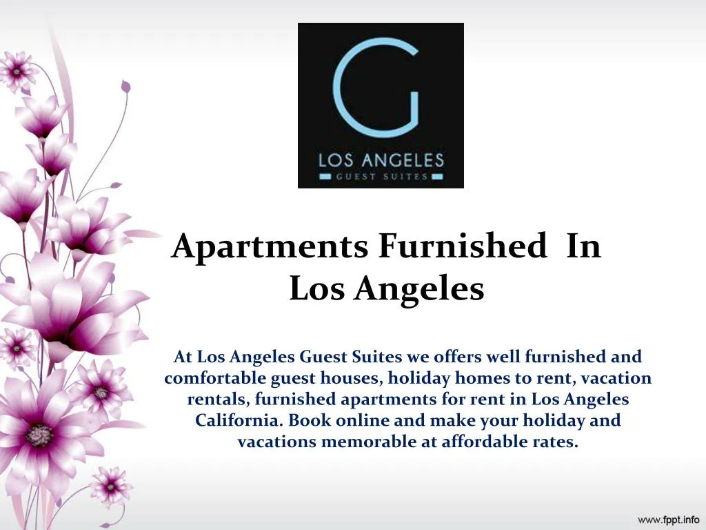 apartments furnished in los angeles