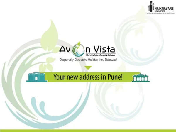 Avon Vista: Your New Home at Balewadi Pune
