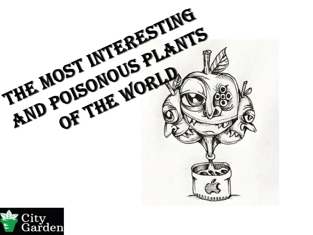 t he most interesting and poisonous plants of the world