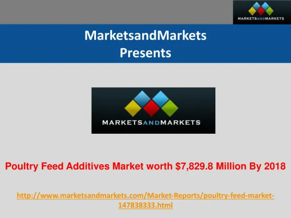 Poultry Feed Additives Market worth $7,829.8 Million By 2018
