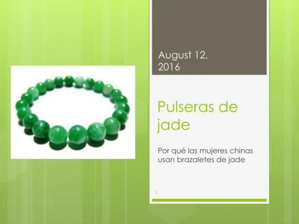 p ulseras de jade