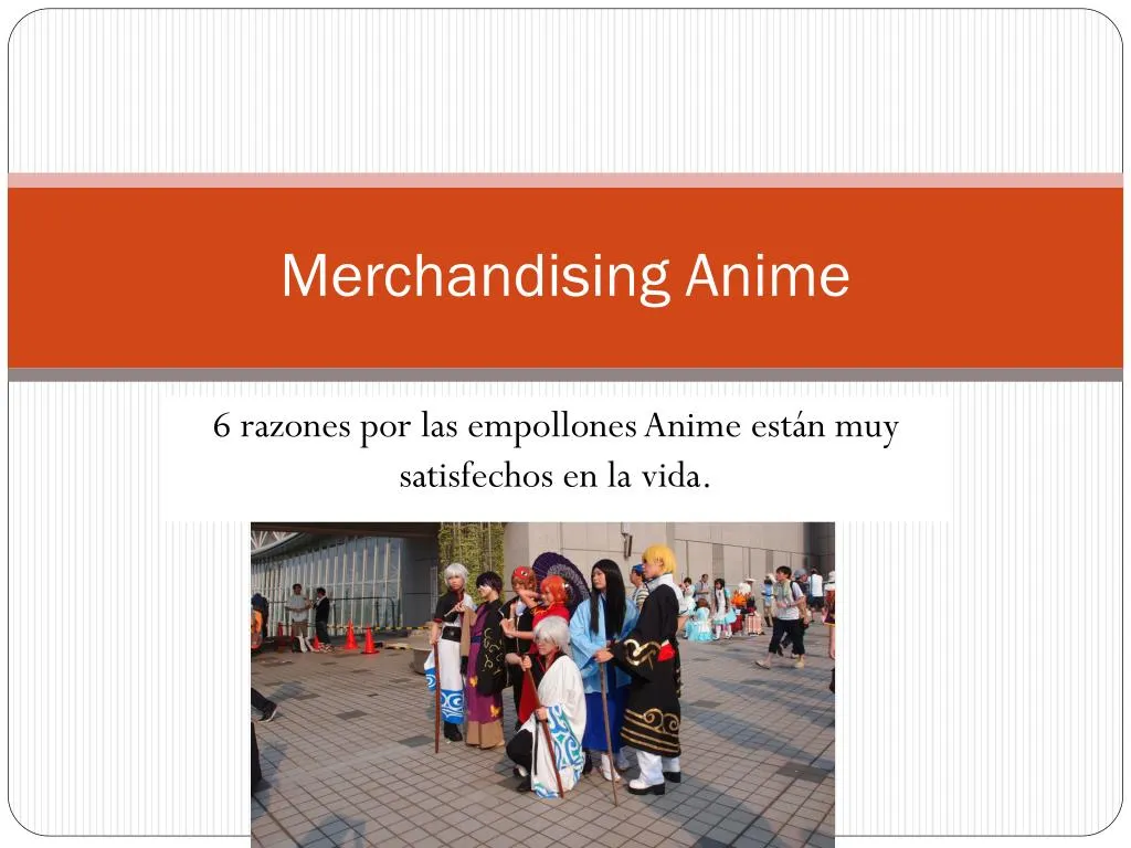 merchandising anime