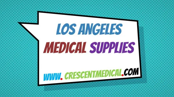 Los Angeles Medical Supplies