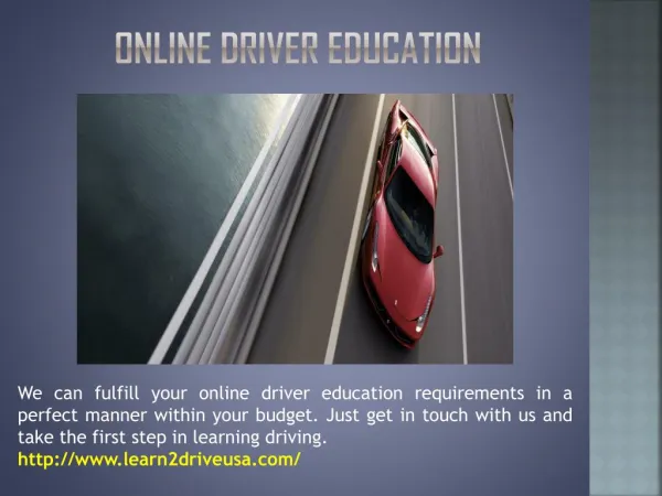 Online Driver ED