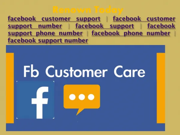 facebook customer support @ 1-888-220-8522
