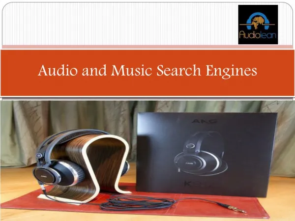 Audio and Music Search Engines