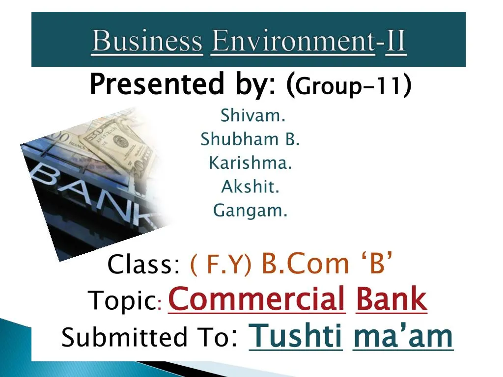 business environment ii