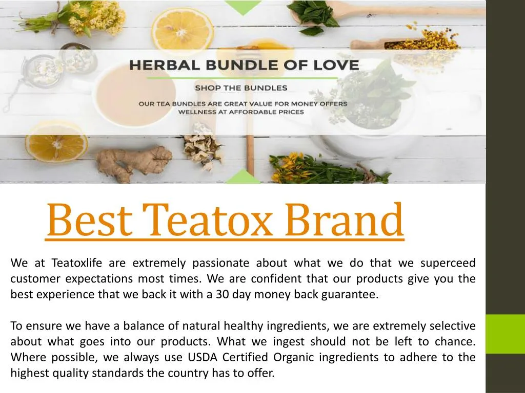 best teatox brand