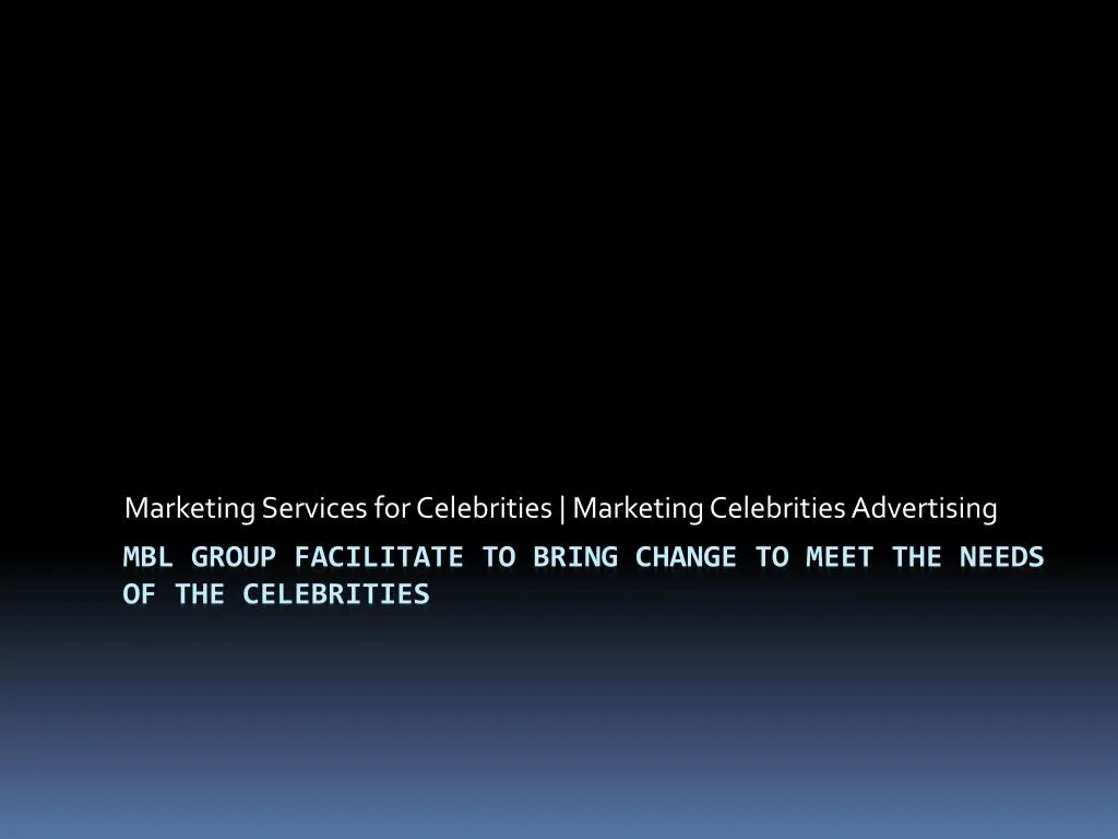 marketing services for celebrities marketing celebrities advertising