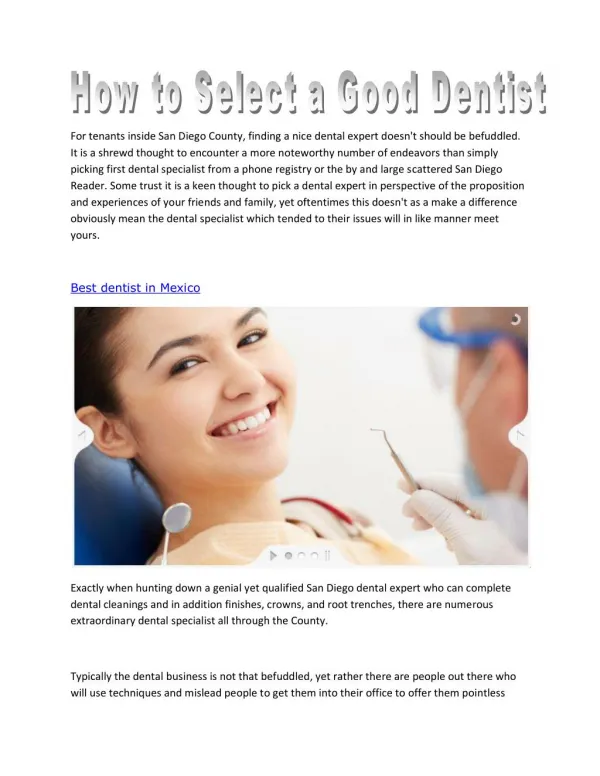 Oral Surgery in San Diego