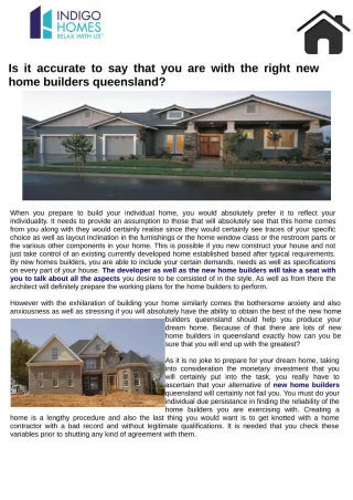 Alternative of new home builders queensland - slide 1