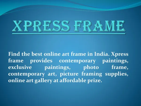 Picture Framing Supplies