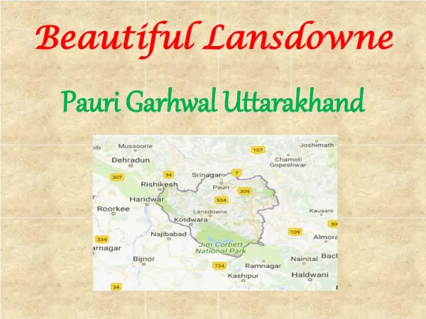 Lansdowne weekend gateways from Delhi