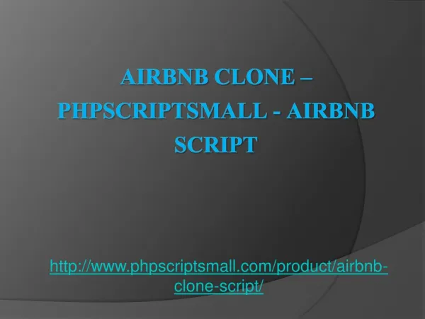 Airbnb Clone – PHPSCRIPTSMALL - Airbnb Script