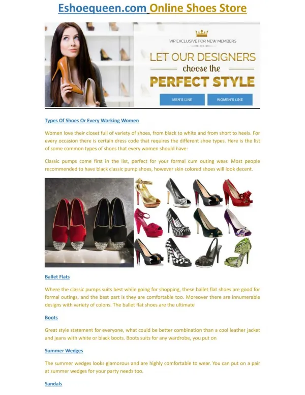 Eshoequeen - Eshoequeen.com ( Eshoe Queen )