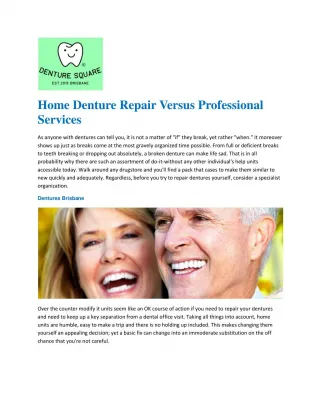 Dentures - slide 1
