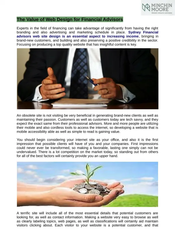 Sydney Financial Advisors is an autonomous expense just financial planning and wealth management