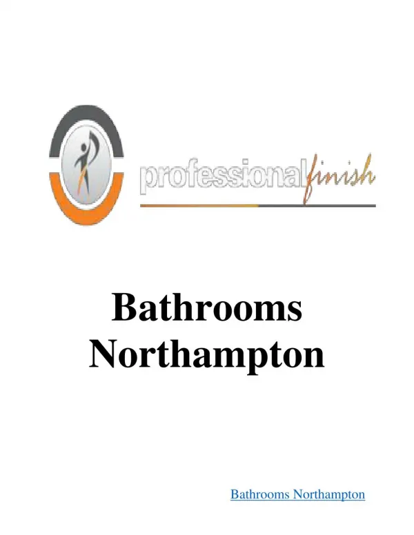Bathrooms Northampton