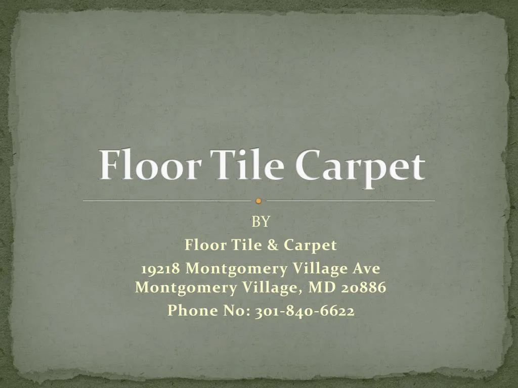 floor tile carpet
